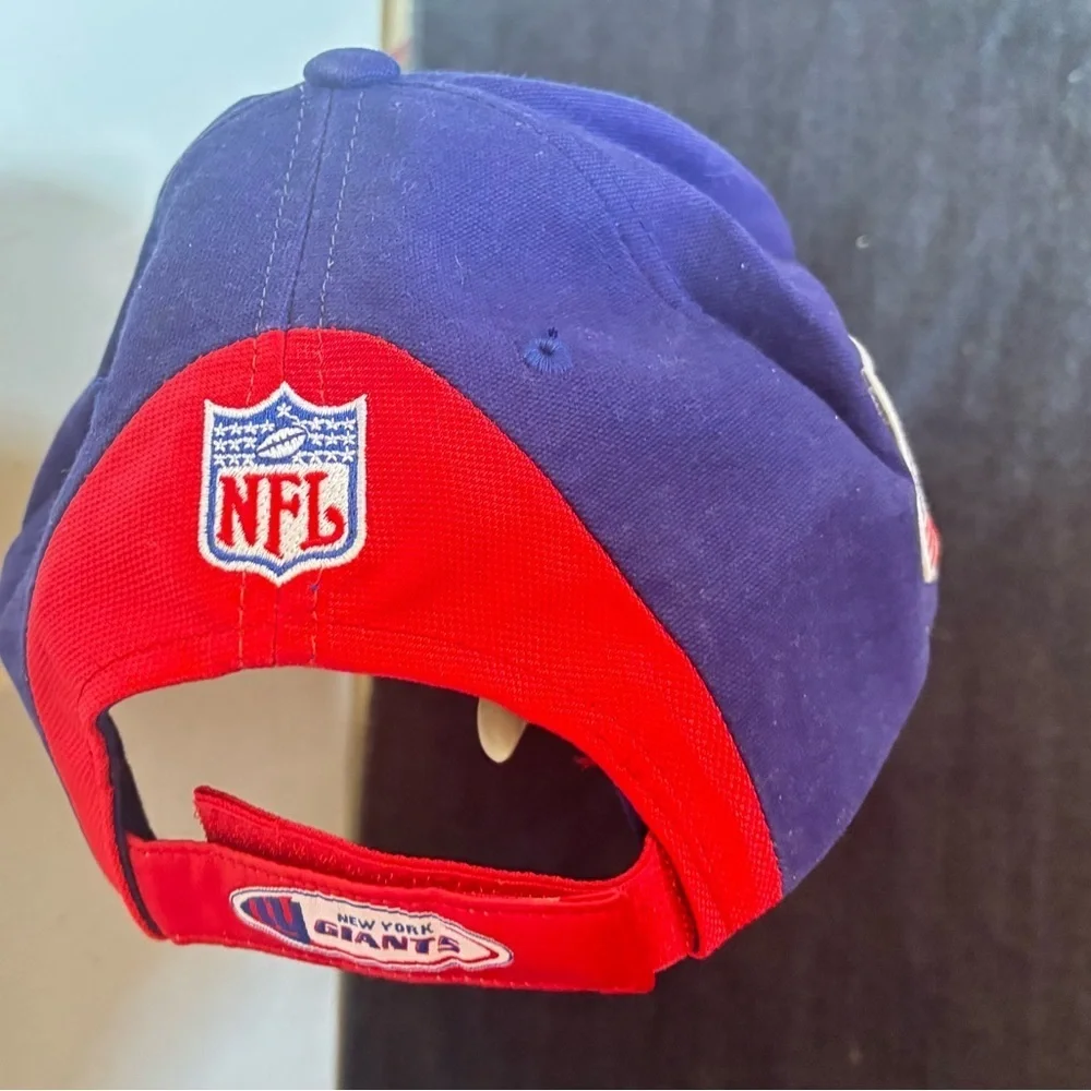 Vintage Reebok Pro NFL Line NY New York Giants FDNY Adjustable Baseball Cap Hat